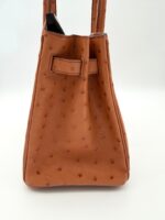 Birkin 30 Retourne Ostrich Cognac GHW - Image 4