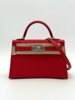 Kelly 20 Epsom Sellier Rouge Radieux PHW
