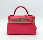 Kelly 20 Epsom Sellier Rose Azalee PHW