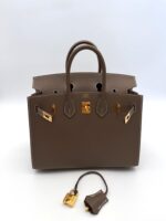 Birkin 25 Epsom Sellier Etoupe GHW - Image 3