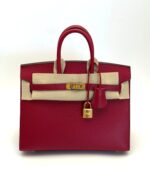 Birkin 25 Madame Sellier Rubis GHW