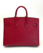 Birkin 25 Madame Sellier Rubis GHW - Image 2