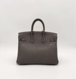Birkin 25 Togo Retourne Etain GHW - Image 2
