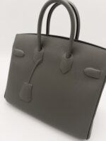 Birkin 25 Swift Shadow Gris Meyer - Image 5